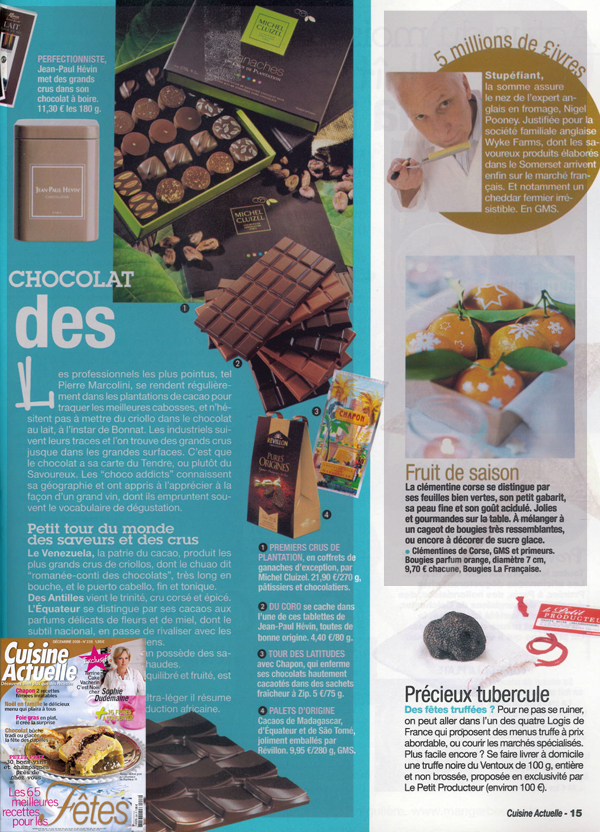 La Truffe Noire Le Petit Producteur dans Cuisine Actuelle Spécial Fêtes - décembre 2009