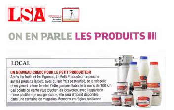 LSA - 17 mars 2011 - Un nouveau credo pour Le Petit Producteur