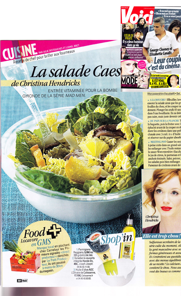 Voici - 18 mars 2011 - Le Petit Producteur Food locavore en GMS