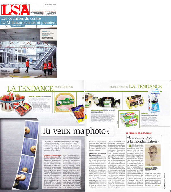 LSA - Avril 2011 - Le Petit Producteur pionnier de la traçabilité avec le nom et l'étiquette