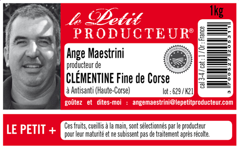 La photo du producteur en garantie