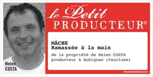 Retrouvez Helen COSTA, producteur de mâche à Aubignan (Vaucluse)