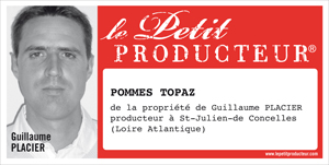 Retrouvez Guillaume PLACIER, productreur de pommes à St Julien-de-Concelles (Loire Atlantique)
